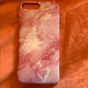pink marble iphone 7 plus case